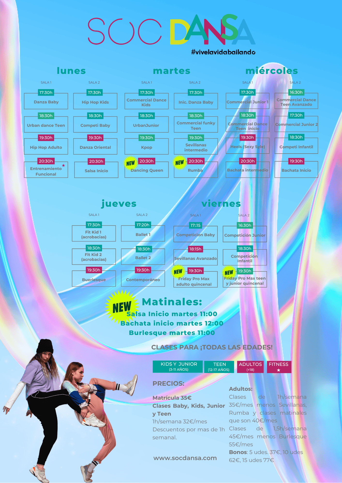 HORARIO SOC DANSA 2026-27 2